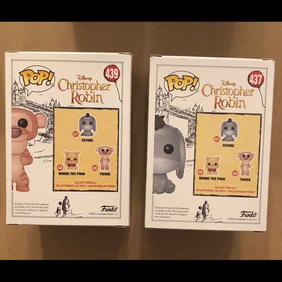 Christopher Robin-Tigger-Eeyore Bundle- Funko Pop - Picture 3 of 4